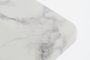 DKD Home Decor Marmol crome Consola Moderno Plateado Blanco Acero Mármol 150 x 45 x 80 cm
