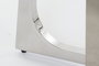 DKD Home Decor Marmol crome Consola Moderno Plateado Blanco Acero Mármol 150 x 45 x 80 cm