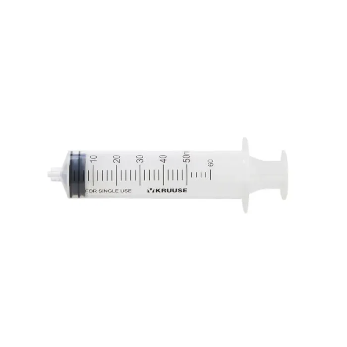 Kruuse Jeringas Desechables de 3 Cuerpos Luer Lock 50-60ml (25 uds) Kruuse Jeringas Desechables de 3 Cuerpos Luer Lock 50-60ml (25 uds)