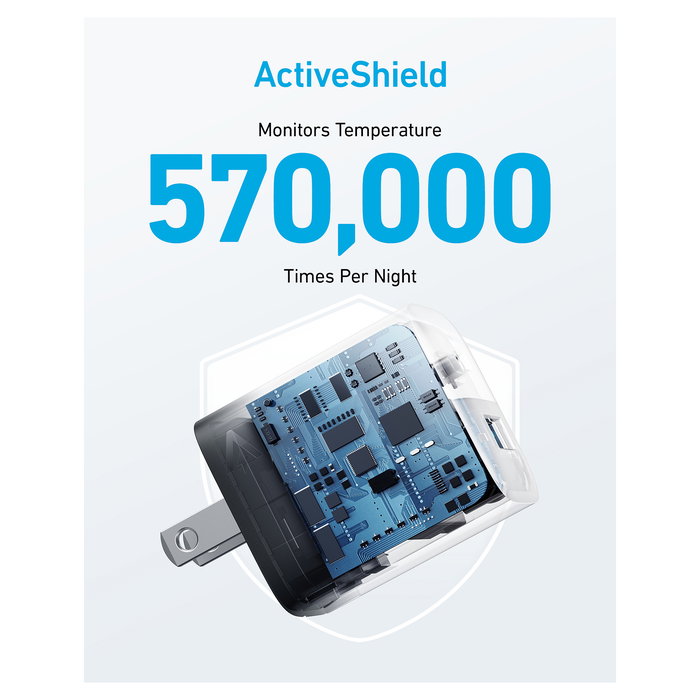 Anker Cargador 323 33W 1x USB-A 1x USB-C PIQ 3.0 Negro