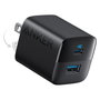 Anker 323 Cargador de 33W con 1 USB-A y 1 USB-C, Negro