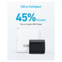 Anker 323 Cargador de 33W con 1 USB-A y 1 USB-C, Negro