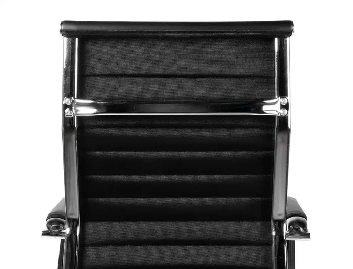 Q-connect Silla de Dirección Bosa Simil Piel Premium, Negro, Altura Máx. 1130mm, Ancho 550mm, Profundidad 630mm