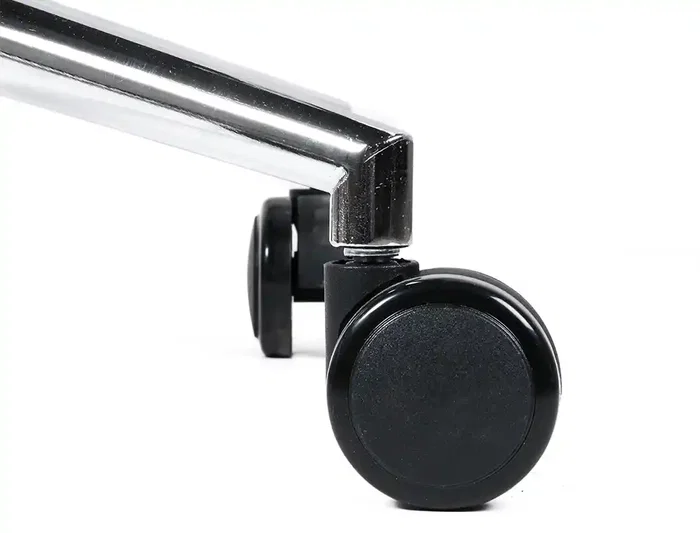 Q-connect Silla de Dirección Bosa Simil Piel Premium, Negro, Altura Máx. 1130mm, Ancho 550mm, Profundidad 630mm