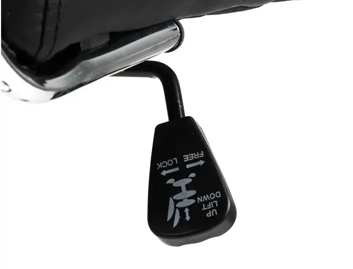 Q-connect Silla de Dirección Bosa Simil Piel Premium, Negro, Altura Máx. 1130mm, Ancho 550mm, Profundidad 630mm