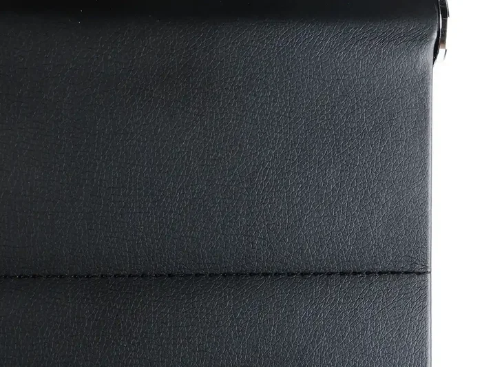 Q-connect Silla de Dirección Bosa Simil Piel Premium, Negro, Altura Máx. 1130mm, Ancho 550mm, Profundidad 630mm