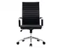 Q-connect Silla de Dirección Bosa Simil Piel Premium, Negro, Altura Máx. 1130mm, Ancho 550mm, Profundidad 630mm