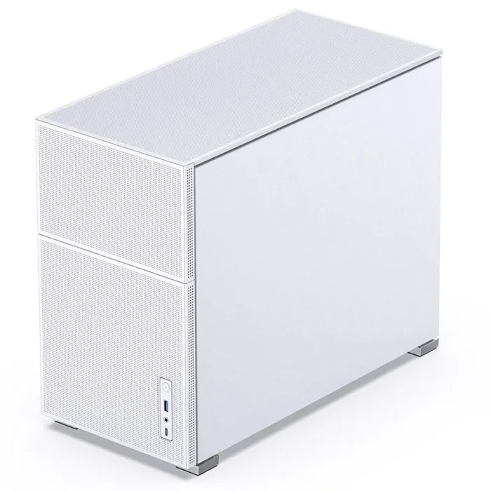 Jonsbo D31 MESH Micro-ATX Gehäuse, Tempered Glass - weiß
