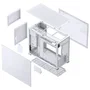 Jonsbo D31 MESH Micro-ATX Gehäuse, Tempered Glass - weiß
