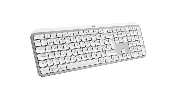 Logitech MX Keys S Teclado Inalámbrico Iluminado Avanzado Ergonomico, Compatible Multi-OS y Multi-Dispositivo con USB-C