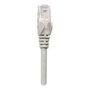 Intellinet Cable de Red Patch Cord RJ45 Cat5e U/UTP 1 m Gris con Hebelschutz y Conectores Chapados en Oro, Frecuencia 350 MHz