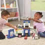Vtech VT80569905 Comisaría Super Interactiva Tut Tut Bolides Pro Series con Chris, Teniente de Policía - Idioma Francés