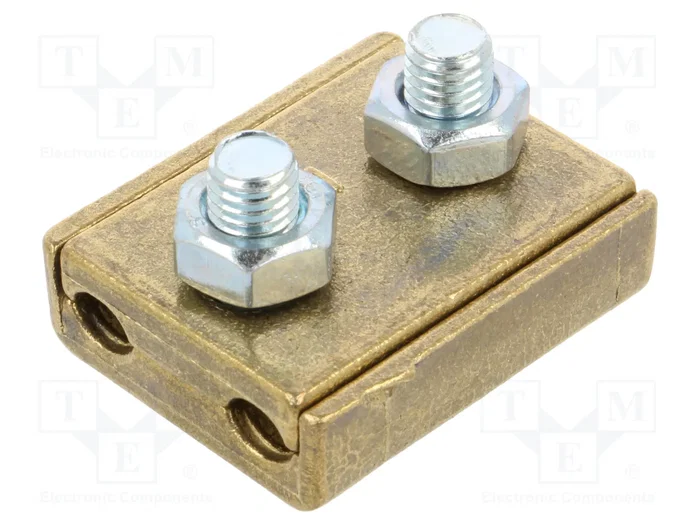 BM GROUP Conector de alimentación recto de borna de tornillo en latón BM GROUP Conector de alimentación recto de borna de tornillo en latón