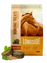 Longside Golosinas para Caballos Bonding Treats con Girasol y Fenogreco – 500 gr