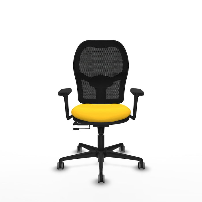 PIQUERAS Y CRESPO Silla de oficina Jorquera con Brazos 3D y mecanismo Sincro/Traslack