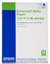 Epson Enhanced Matte Paper, A2, 50 hojas