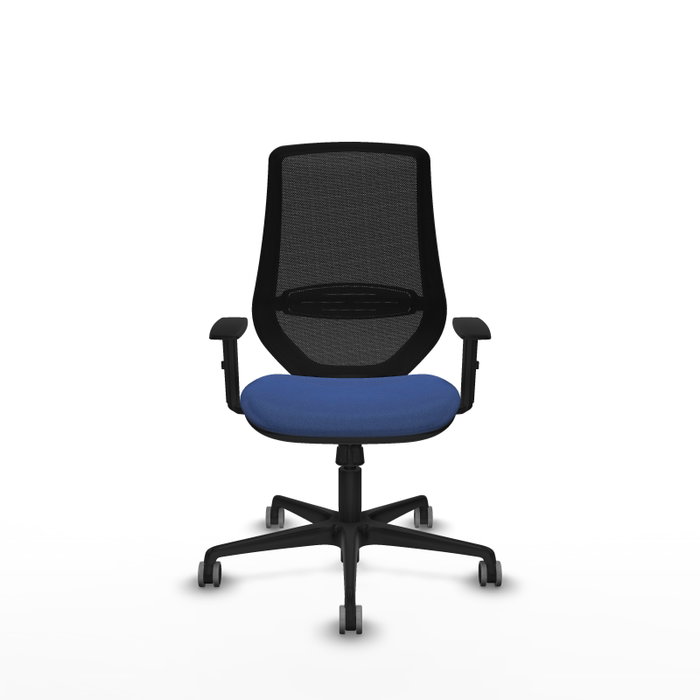 PIQUERAS Y CRESPO Silla de oficina Mardos con mecanismo Sincro, Azul marino y Negro PIQUERAS Y CRESPO Silla de oficina Mardos con mecanismo Sincro, Azul marino y Negro
