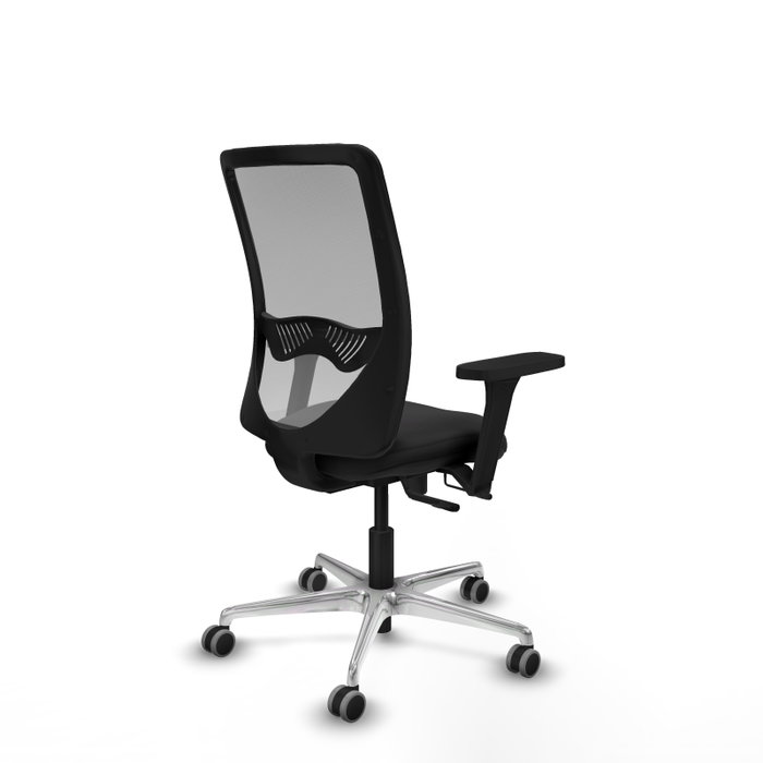 PIQUERAS Y CRESPO Silla de oficina Zulema con mecanismo Sincro/Traslack, Brazos 3D y Malla Gris/Similpiel Negro PIQUERAS Y CRESPO Silla de oficina Zulema con mecanismo Sincro/Traslack, Brazos 3D y Malla Gris/Similpiel Negro