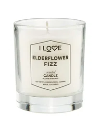 I Love Vela aromática Elderflower Fizz, Frambuesa, 160 g