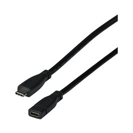 EFB Elektronik Cable de extensión USB C a USB C USB 3.2 Gen 2, 1m, 10 Gbit/s