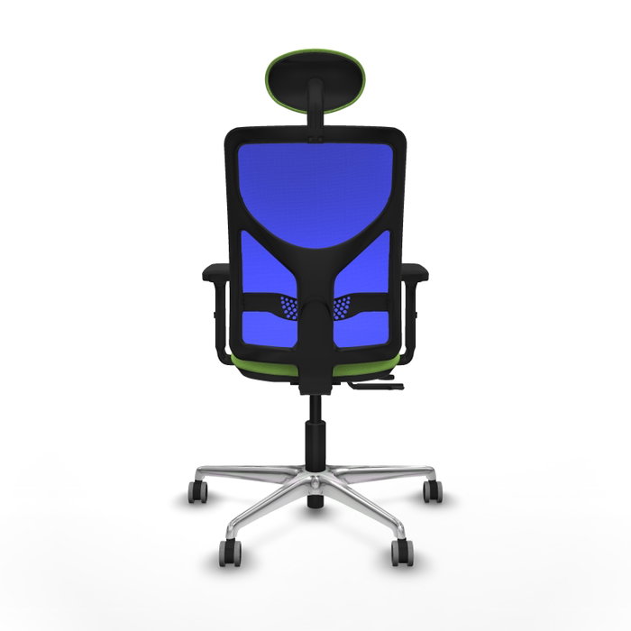 PIQUERAS Y CRESPO Silla de oficina Motilla con mecanismo Sincro/Traslack, Pistacho y Azul PIQUERAS Y CRESPO Silla de oficina Motilla con mecanismo Sincro/Traslack, Pistacho y Azul