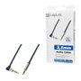 LogiLink Cable de audio 3,5 mm 3-pin/M (90°) a 3,5 mm 3-pin/M, 3 m, azul