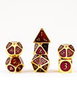 FanRoll Pack de Dados Gold with Purple Enamel (7) inevitable