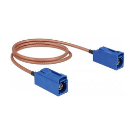DeLOCK Cable de antena coaxial 89667 FAKRA C Hembra RG-316 0,5m