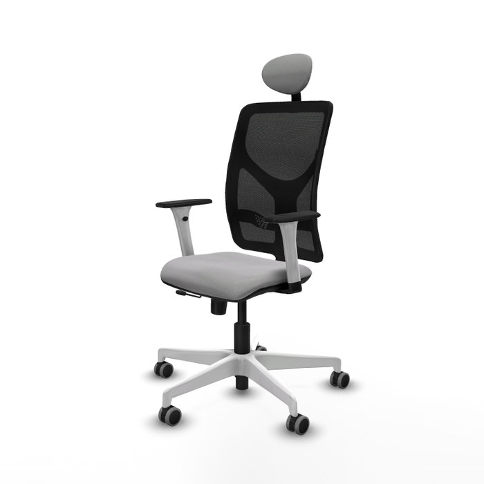 PIQUERAS Y CRESPO Silla de oficina Motilla con mecanismo Sincro/Traslack, Gris claro y Negro PIQUERAS Y CRESPO Silla de oficina Motilla con mecanismo Sincro/Traslack, Gris claro y Negro