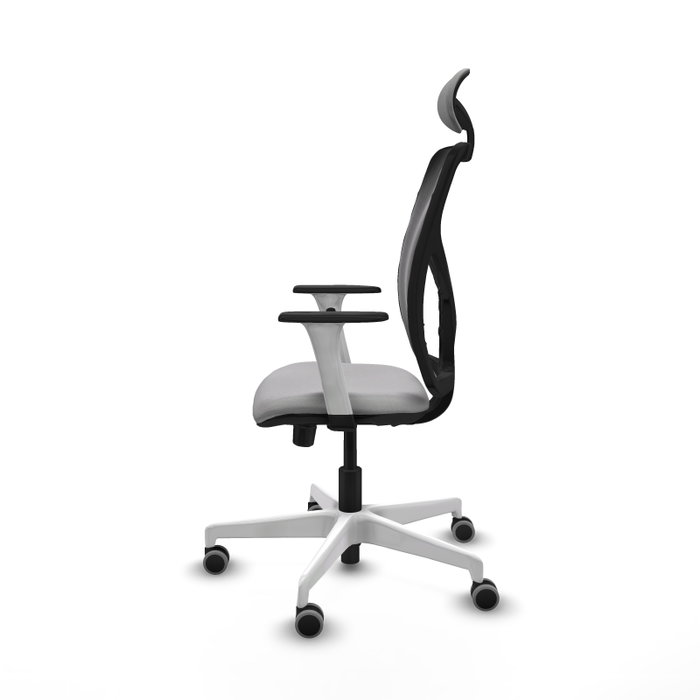 PIQUERAS Y CRESPO Silla de oficina Motilla con mecanismo Sincro/Traslack, Gris claro y Negro PIQUERAS Y CRESPO Silla de oficina Motilla con mecanismo Sincro/Traslack, Gris claro y Negro