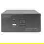 Digitus DS-12860 KVM-Switch 2-Port, Pantalla Dual, 4K HDMI, 3840 x 2160 Píxeles, Negro