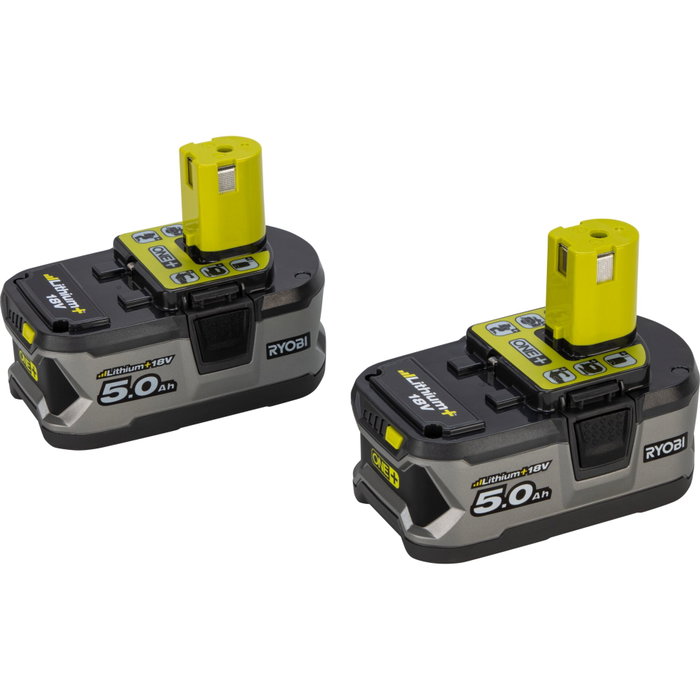 Ryobi Kit de inicio de batería ONE+ RC18120-250 con 2 baterías de 5.0 Ah y cargador