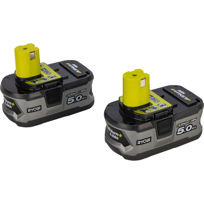 Ryobi Kit de inicio de batería ONE+ RC18120-250 con 2 baterías de 5.0 Ah y cargador