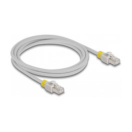 DeLOCK Cable de red RJ45 Cat.6A S/FTP con clips de colores, 2 m