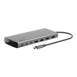 Belkin CONNECT USB-C 8-in-1 Core INC015BTSGY-CZ Dual Display