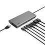 Belkin INC015BTSGY-CZ Hub USB-C 8 en 1 con doble HDMI 4K y carga 100 W