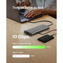 Belkin INC015BTSGY-CZ Hub USB-C 8 en 1 con doble HDMI 4K y carga 100 W