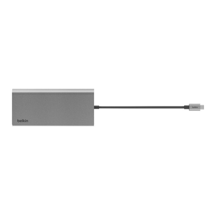 Belkin INC015BTSGY-CZ Hub USB-C 8 en 1 con doble HDMI 4K y carga 100 W