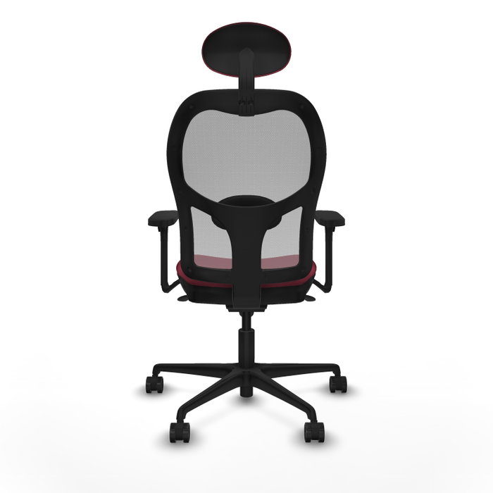 PIQUERAS Y CRESPO Silla de oficina Jorquera Granate y Gris PIQUERAS Y CRESPO Silla de oficina Jorquera Granate y Gris