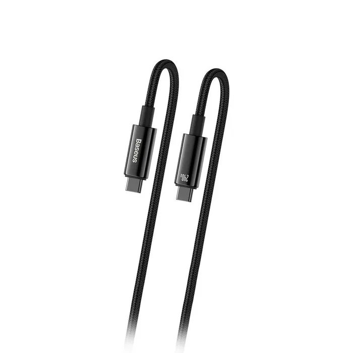 Baseus Kabel usb-c do usb-c tungsten gold 240w 2 m negro