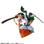 Megahouse One Piece Petitrama Estatua PVC Logbox Re Birth Wano Kuni Vol. 1 Set 9 cm