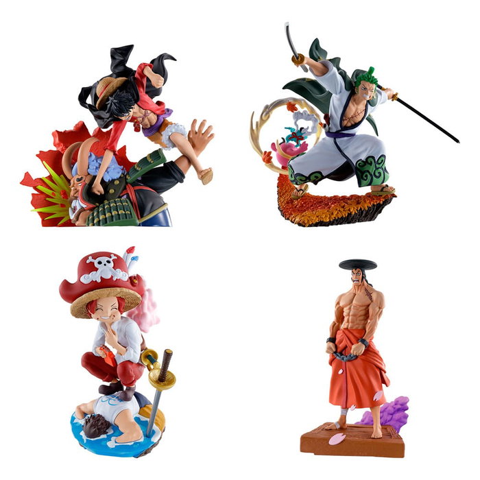Megahouse One Piece Petitrama Estatua PVC Logbox Re Birth Wano Kuni Vol. 1 Set 9 cm Megahouse One Piece Petitrama Estatua PVC Logbox Re Birth Wano Kuni Vol. 1 Set 9 cm