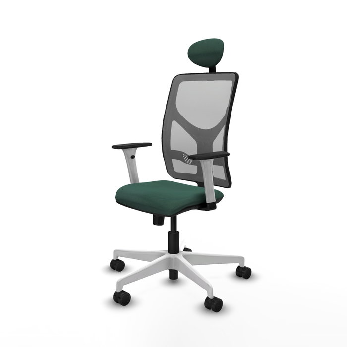 PIQUERAS Y CRESPO Silla de oficina Motilla con mecanismo Sincro, Verde botella y Gris PIQUERAS Y CRESPO Silla de oficina Motilla con mecanismo Sincro, Verde botella y Gris
