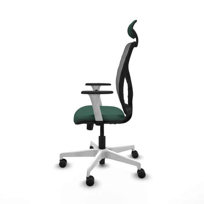 PIQUERAS Y CRESPO Silla de oficina Motilla con mecanismo Sincro, Verde botella y Gris PIQUERAS Y CRESPO Silla de oficina Motilla con mecanismo Sincro, Verde botella y Gris