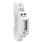 Qoltec Medidor Electrónico Monofásico para Carril DIN 230V 30A LCD