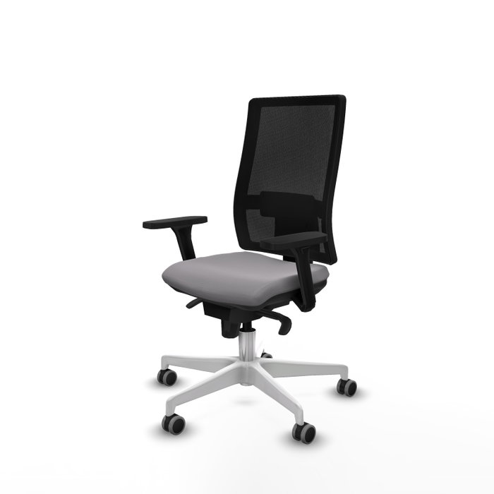 PIQUERAS Y CRESPO Silla de oficina Horna con mecanismo Sincro, Gris y Negro PIQUERAS Y CRESPO Silla de oficina Horna con mecanismo Sincro, Gris y Negro