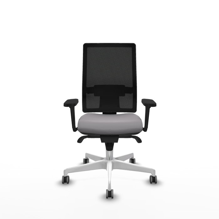 PIQUERAS Y CRESPO Silla de oficina Horna con mecanismo Sincro, Gris y Negro PIQUERAS Y CRESPO Silla de oficina Horna con mecanismo Sincro, Gris y Negro