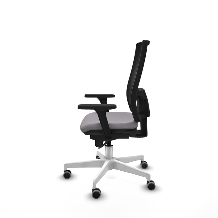 PIQUERAS Y CRESPO Silla de oficina Horna con mecanismo Sincro, Gris y Negro PIQUERAS Y CRESPO Silla de oficina Horna con mecanismo Sincro, Gris y Negro