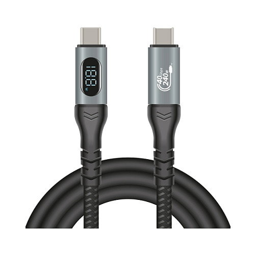 DeLOCK Cable USB 40 Gbps de 1 m USB C a USB C con carga 240 W y 8K 60 Hz DeLOCK Cable USB 40 Gbps de 1 m USB C a USB C con carga 240 W y 8K 60 Hz