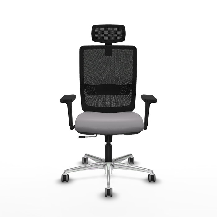 PIQUERAS Y CRESPO Silla de oficina Haches Gris y Negro PIQUERAS Y CRESPO Silla de oficina Haches Gris y Negro